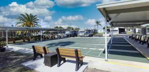 shuffleboard courts